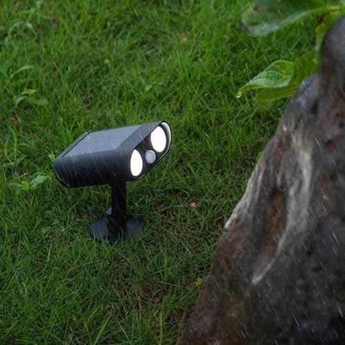 Dual Head Spotlight Waterproof Outdoor Lights