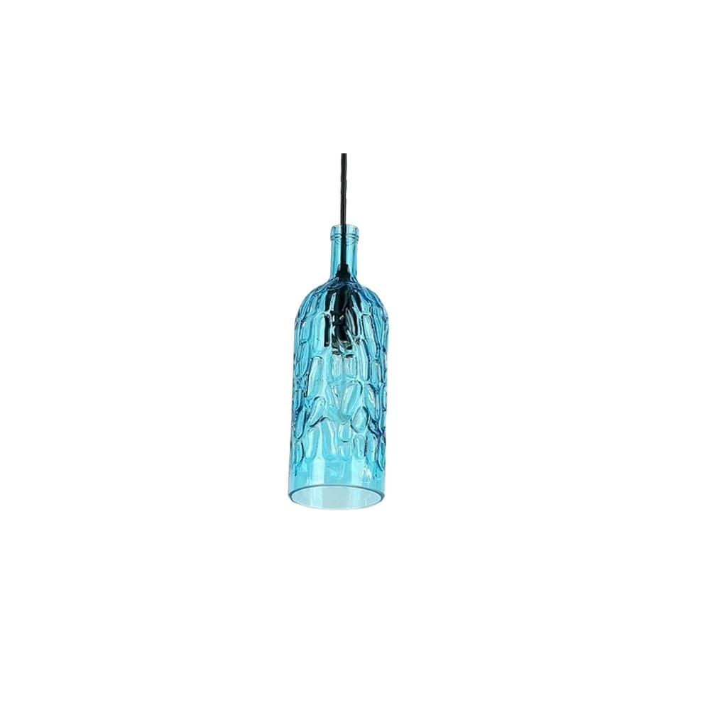 Colorful Glass Bottle Shape Bar Pendant Light