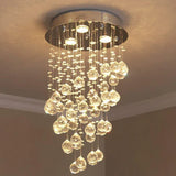 Disc Level Bedroom Glass Flush Ceiling Lights