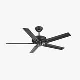 Black Five-Blade Office Industrial Ceiling Fan