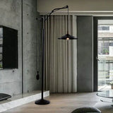 Adjustable Hanging Design Black Floor Lamp