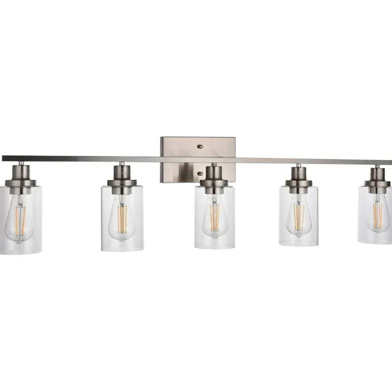 Brushed Nickel Wall Lights Bathroom