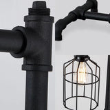 Three-Tier Lantern Design Industrial Floor Lamp