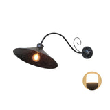 Black Gooseneck Outdoor Light Antique Exterior