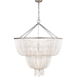 Multi-layered Crystal White Chandelier Pendant Light