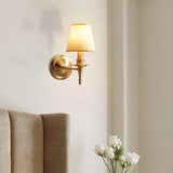 fabric wall lights indoor gold