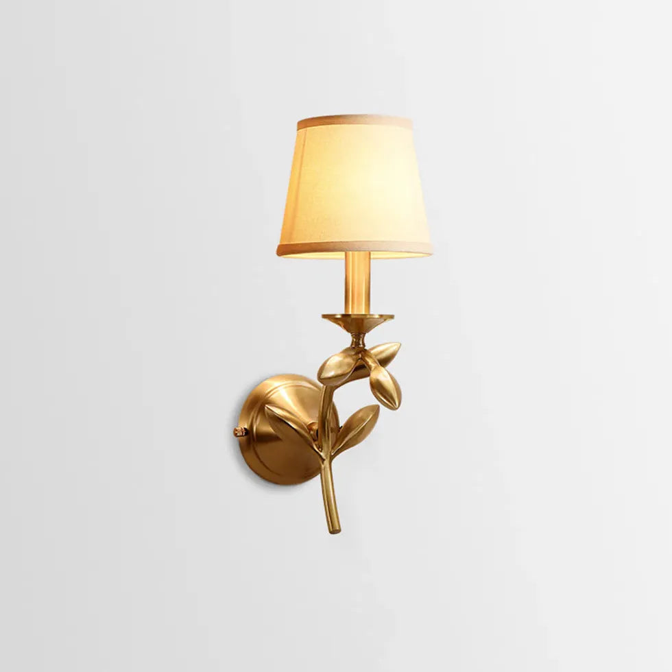 fabric wall lights indoor gold