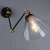 Cone Industrial Black Wall Lamps