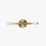 Double Globe Dimmable Gold Wall Lights