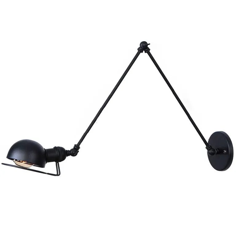 Matte black Adjustable industrial Reading Light