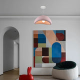 Polystyrene Modern Pink Bedroom Pendant Light