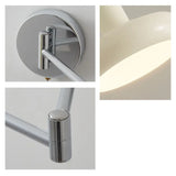 White Plug in Wall Light