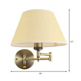 Fabric Lampshade Adjustable Vintage Wall Lights