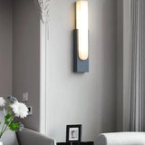 Rectangular Black Modern Living Room Wall Light