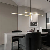 Symmetrical Light Bars Dining Room Pendant Light