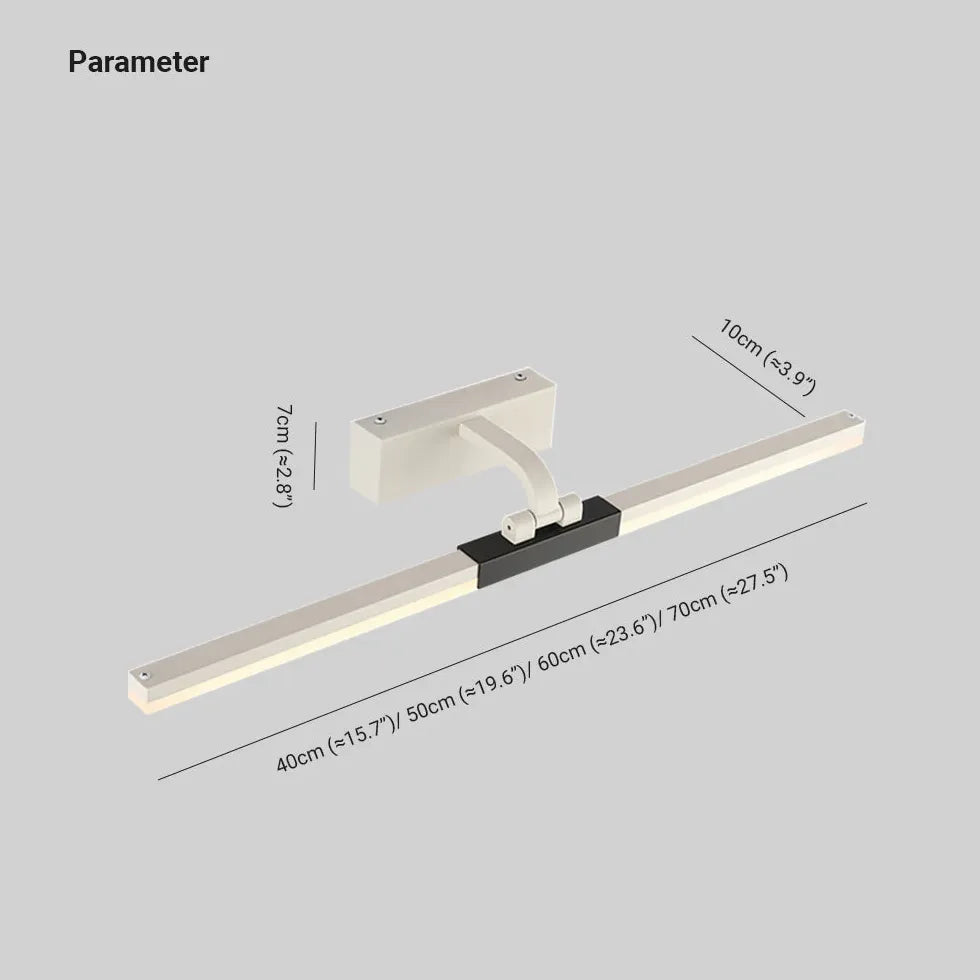 White Minimalist for Bathroom Wall Light