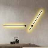 Black Linear Modern Wall Light