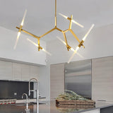 Multi-Rod Modern LED Chandelier Light