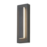 Rectangular LED Outdoor Black Wall Lamps