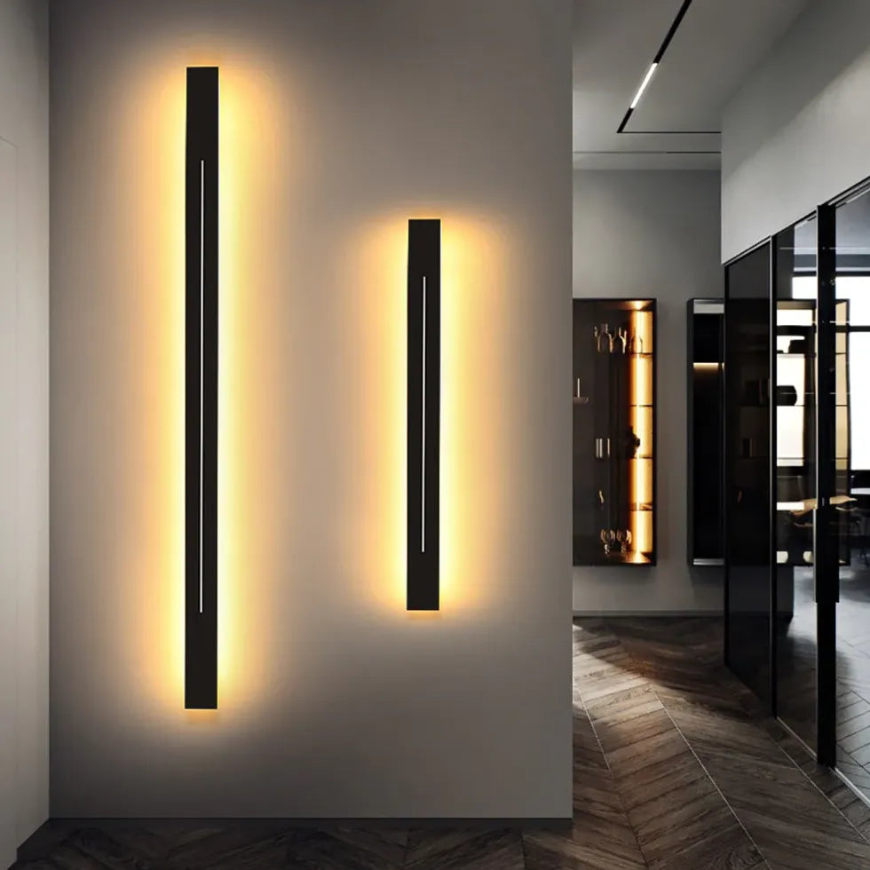 Two-tone Thin Vertical Bar Wall Light