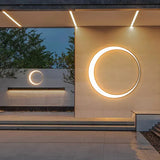 led lighting wall art outdoor