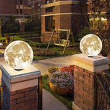 Gfrp Moon Globe Fence Pillar Lights