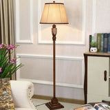 Cone-Shaped Fabric Traditional Style Floor Lamp