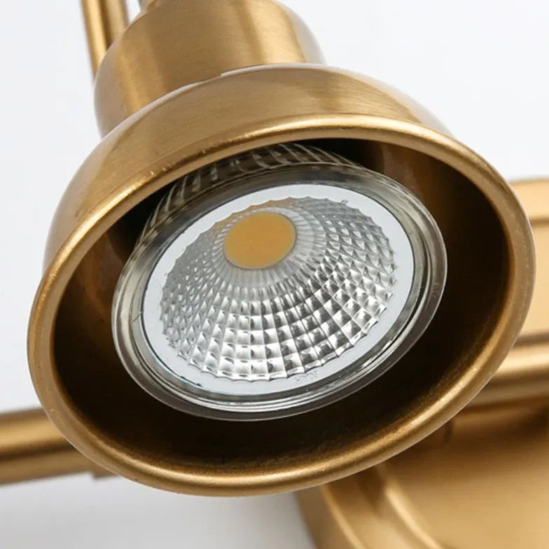 Bell shape gold industrial bathroom Spotlight