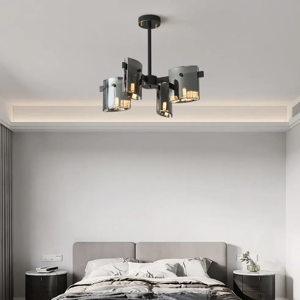 Gold Multi-Arm Bedroom Modern Chandelier