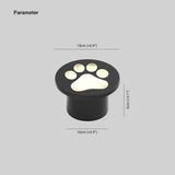 Black Paw Led Ground Outdoor Lights