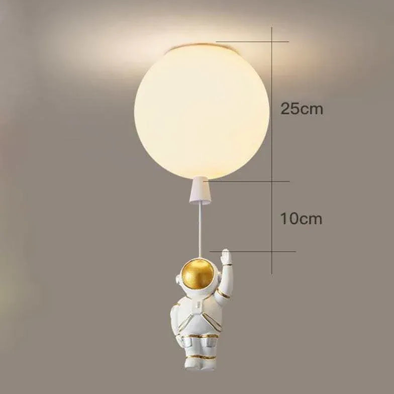 Astronaut Cartoon Design Bedroom Ceiling Light