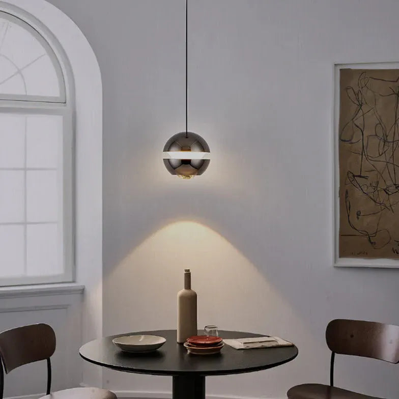 Round Sphere Industrial LED Pendant Light