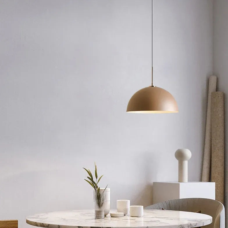 Semicircular Lampshade Dining Room Modern Pendant Light