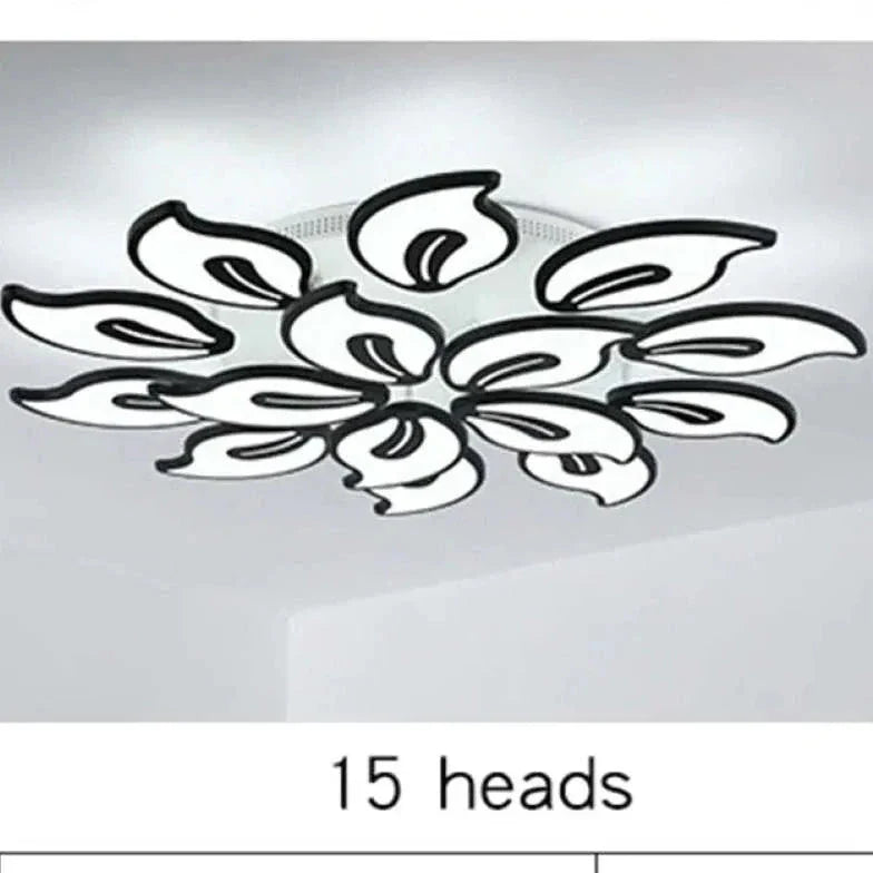 Petal-Shaped Modern Living Room Ceiling Light