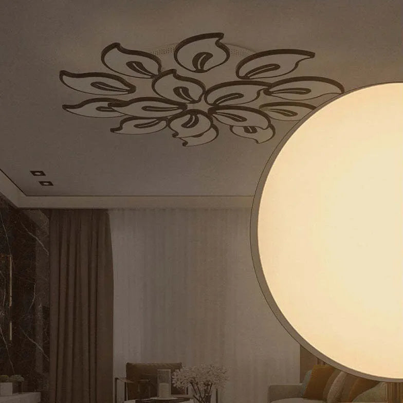 Petal-Shaped Modern Living Room Ceiling Light