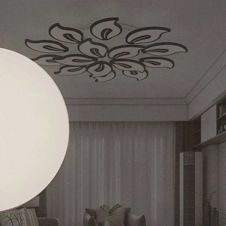 Petal-Shaped Modern Living Room Ceiling Light