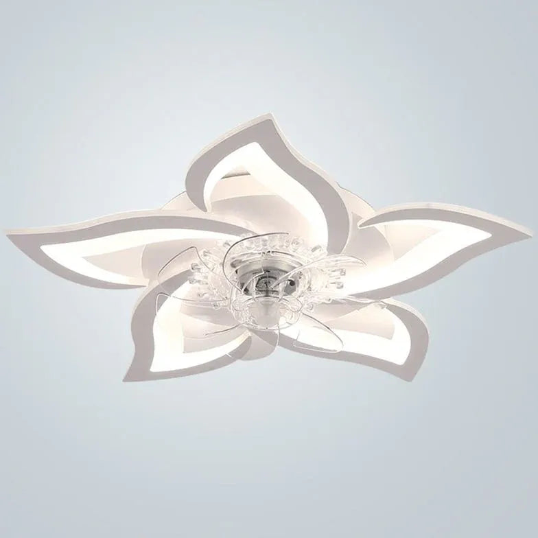 Petal Shape LED White Fan Light