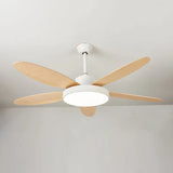 Five-Blade Modern Study Room Fan Light