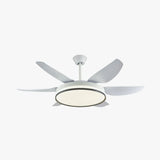 Six-Blade Modern Minimalist LED Fan Light