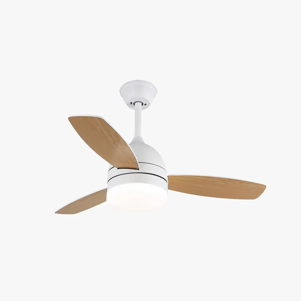 Three-Blade Modern Dining Room Fan Light