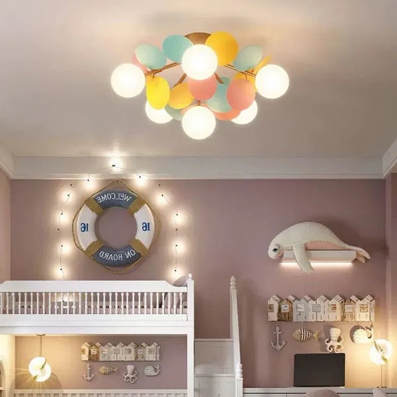 Macarons Bedroom Modern Flush Ceiling Lights