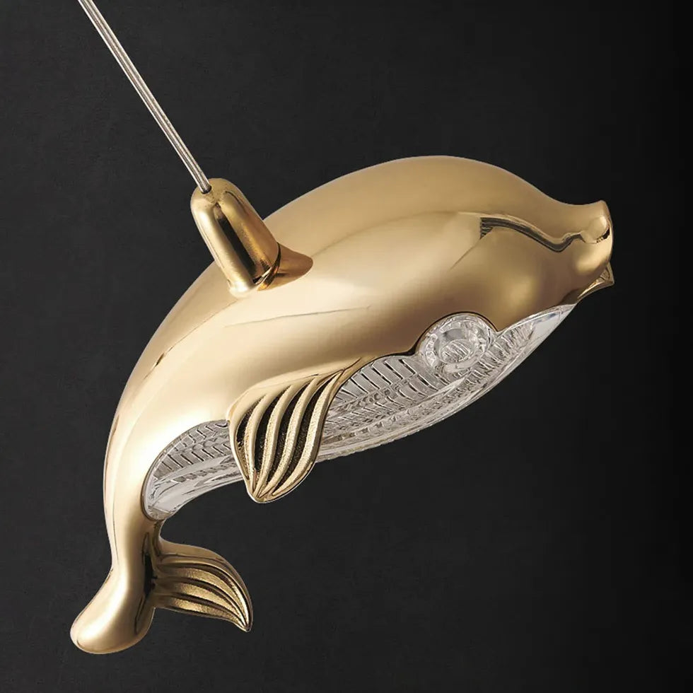 Dolphin Design Modern Minimalist Bedroom Pendant Light