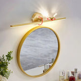 Gold Butterfly Linear Led Bathroom Wall Lights