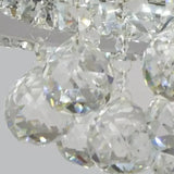 Round Crystal Silver Luxury Modern Pendant Light