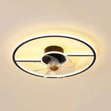 Large Two-Tone Ceiling Fan with Light