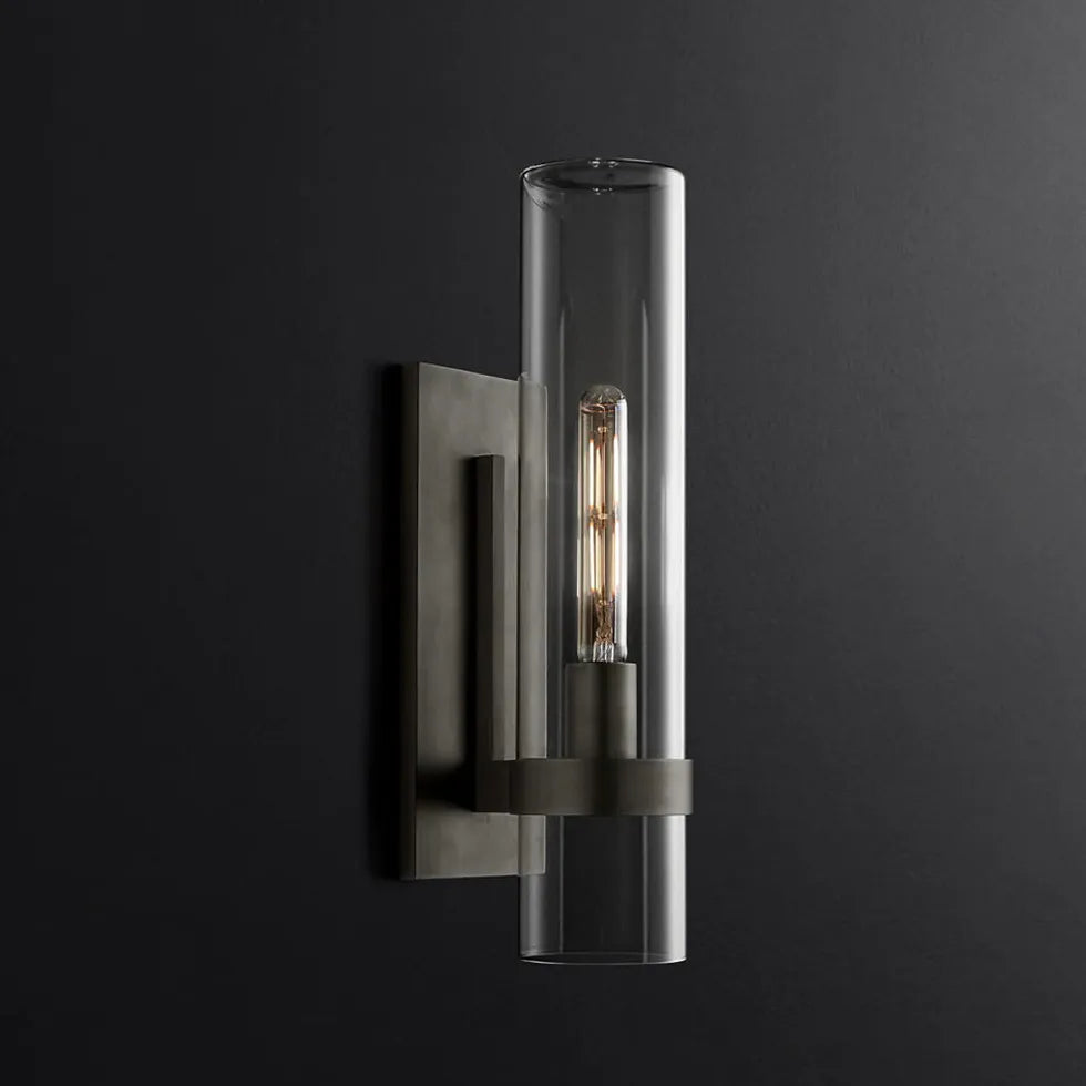 chrome bathroom wall light