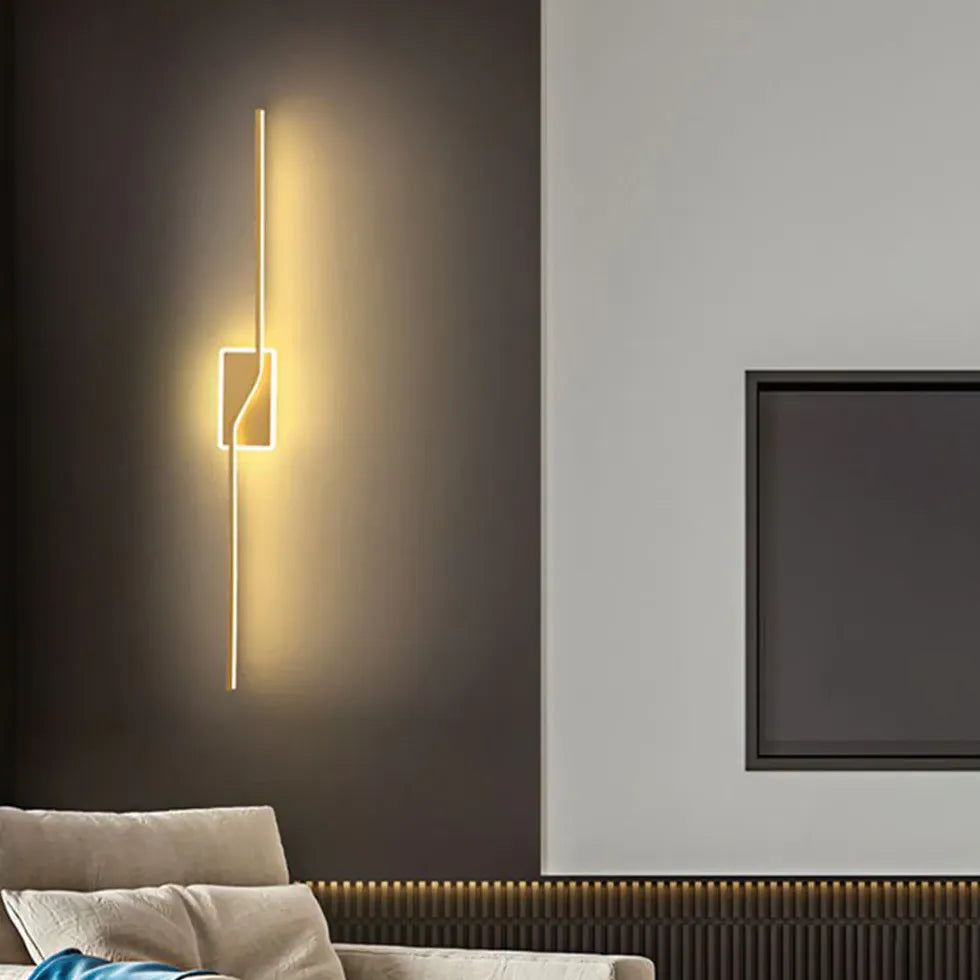 contemporary gold wall lights led