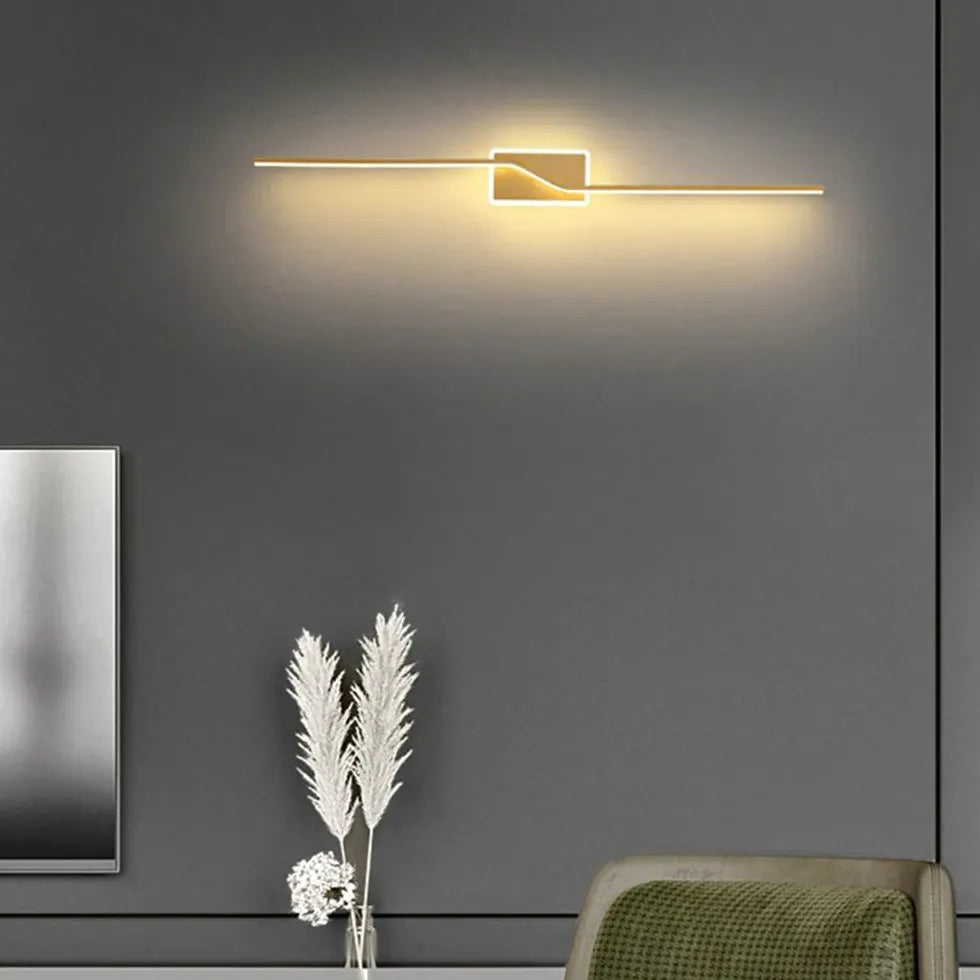 contemporary gold wall lights led