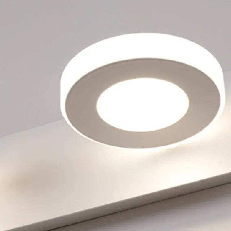 Round Led White Bathroom Wall Lights