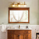 Antique Brass Bathroom Wall Lights